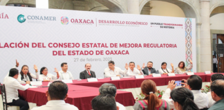 Por vez primera, instala Gobierno de Oaxaca Consejo Estatal de Mejora Regulatoria