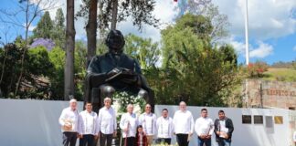 Guelatao, el lema de Don Benito y el compromiso de AMLO por una República juarista