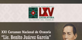 Sigue abierta la convocatoria para el Concurso de Oratoria “Licenciado Benito Juárez García”