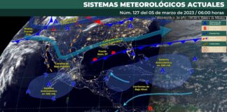 Lluvias y chubascos en Veracruz y Oaxaca