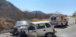 Sufre accidente titular del IOCIFED en carretera del Istmo