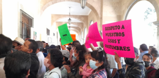 Protesta pobladores de Xiacui, denuncian saqueo de recursos
