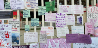 Nuevamente protestan estudiantes de Oaxaca para denuncian acoso sexual