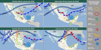 Se prevén posibles lluvias en zonas de Oaxaca