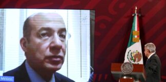 Reta AMLO a Calderón a presentar denuncia en EU por enjuiciar a García Luna