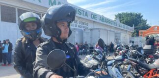 Promueven uso obligatorio del casco en la Gran Rodada por la Seguridad Vial