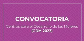 Lanzan convocatoria para formar parte de los Centros para el Desarrollo de las Mujeres