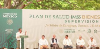 Refrendan Gobierno de Oaxaca y Federación compromiso para brindar un sistema de salud universal y gratuito a la población
