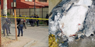 Hallan maletas con restos humanos en Xoxocotlán