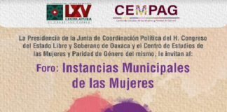 Congreso de Oaxaca realizará Foro de Instancias Municipales de las Mujeres