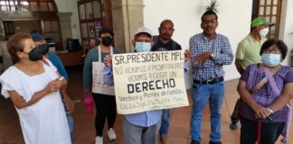 Protestan colonos de la Joya para exigir pavimentación de calle