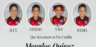 Despiden a los 4 hermanitos basquetbolistas que murieron en accidente automovilístico en Oaxaca