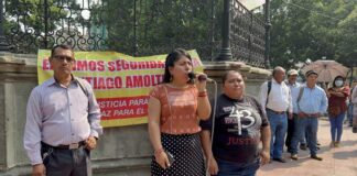 Sección 22 se va a plantón, dejará sin clases a miles de niños