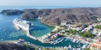 Arribo de cruceros a la Costa oaxaqueña deja una derrama de 55 mdp