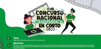 Invitan a participar en XVII Concurso Nacional Transparencia en Corto 2023