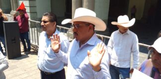 En Oaxaca, se suma Antorcha Campesina a protesta por asesinato de dirigentes