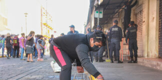 Con Tequio Bienestar embellecen el Centro Histórico, previo a la máxima fiesta oaxaqueña