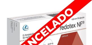 Cancela Cofepris registro sanitario a Redotex y Redotex NF