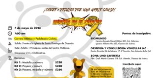 Invitan a carrera atlética “Héroes contra el cáncer”