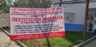 Con protesta, piden destitución de directivos en hospital psiquiátrico de Reyes Mantecón
