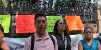 SUTTEBCEO mantendrá plantón en Palacio de Gobierno, pide atención