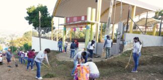 Con Tequios Bienestar se recuperan y dignifican espacios públicos