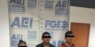 Fiscalía de Oaxaca realiza cateo en el Istmo: asegura a tres personas y drogas