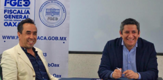 Firman convenio de colaboración Fiscalía de Oaxaca e IISUABJO