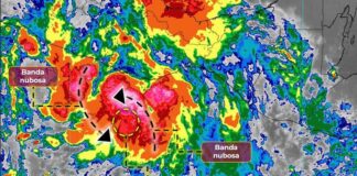Depresión tropical 2-E se encuentra a menos de 200 km de las costas de Guerrero y Oaxaca