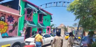 Intentan retirar arcos del Barrio de Jalatlaco