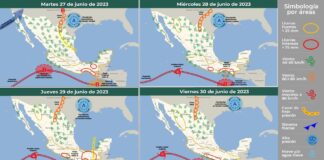 Se prevén lluvias intensas para Oaxaca este martes