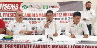 Sindicatos de Educación Media Superior anuncian paro nacional