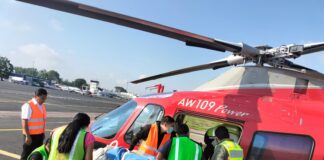 Realizan traslados aéreos para atención oportuna de pacientes