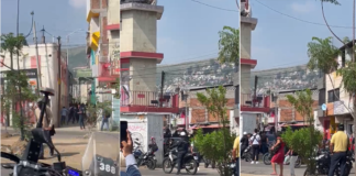 Se enfrentan comerciantes y policías en la Central de Abasto