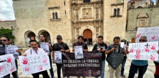 Se pronuncian periodistas de Oaxaca para exigir justicia para comunicadores