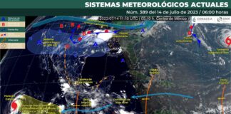 Onda tropical número 12 continuará dejando potencial de lluvias, tormentas y actividad eléctrica