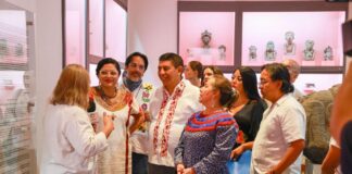 Atestigua Salomón Jara Cruz y Alejandra Frausto reapertura del Museo de Arte Prehispánico de México Rufino Tamayo