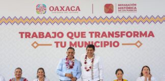 Impulsa Salomón Jara acciones para revertir rezagos en Guienagati y Laollaga