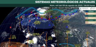 Salida de la onda tropical número 20 dejará lluvias y algunas tormentas en la entidad
