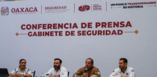 Informa SSPC trabajos semanales realizados para garantizar la paz y seguridad en Oaxaca