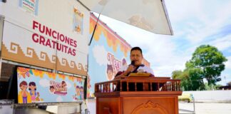 Inicia el Cine Gob en San Pablo Huitzo