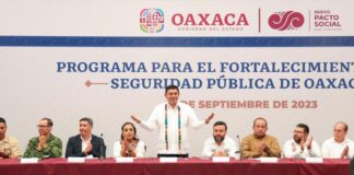Presenta Gobierno del Estado programa para el Fortalecimiento de la Seguridad Pública de Oaxaca