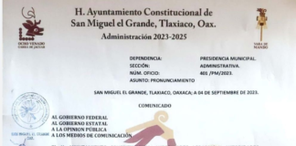 Denuncia San Miguel el Grande retención de 4 personas, entre ellos dos menores