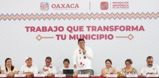 Avanza la transformación de la Costa, anuncia Salomón Jara 12 mdp para Candelaria Loxicha