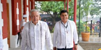 Encabezan AMLO y Salomón Jara prueba del Tren de pasajeros del Corredor Interoceánico en la entidad