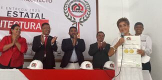 Participa PRI estatal y CNOP en entrega del Premio Estatal de Arquitectura 2023