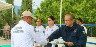 Capacita SSPC a elementos de Policía Turística en nado y rescate