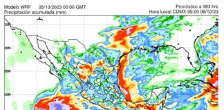 Se prevé incremento de lluvias en gran parte del estado durante el fin de semana: Protección Civil