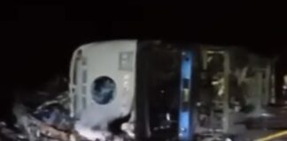 Nueva tragedia migrante, mueren 18 en volcadura.