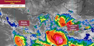 Depresión Tropical Diecinueve – E, evoluciona a tormenta tropical Pilar: Protección Civil